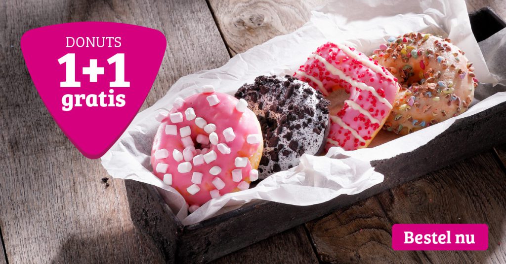 aanbieding donuts bakker bart