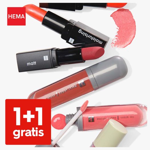 lipgloss lipstick aanbieding