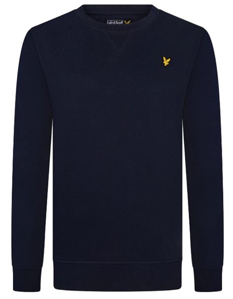 Lyle and Scott Crew Neck Fleece sweater jongens marine