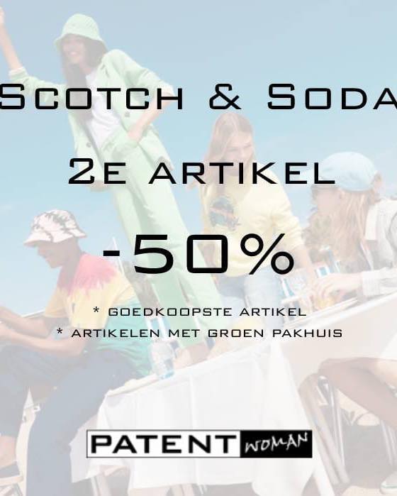 korting patent woman scotch en soda