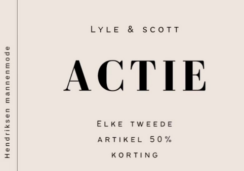 korting hendriksen mannenmode lyle en scott kleding