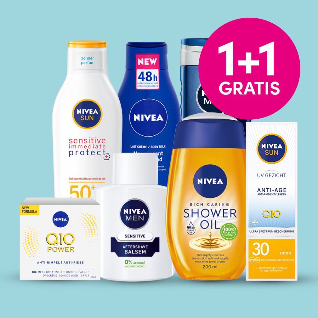 korting da nivea gehele assortiment