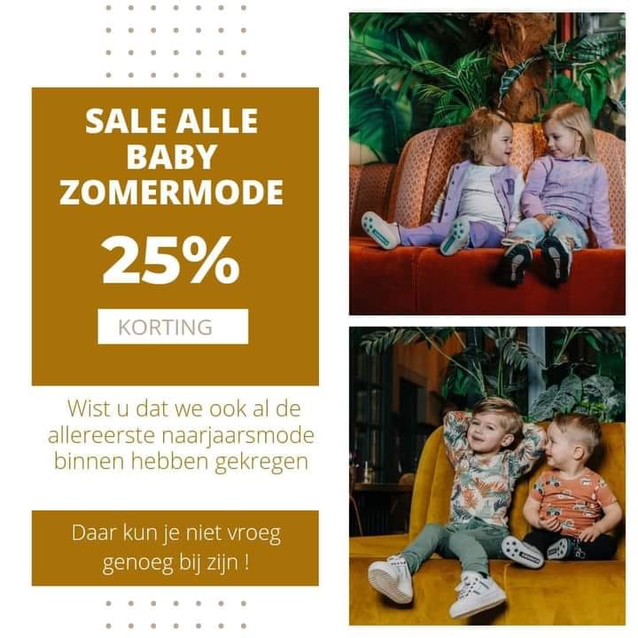 korting bertus mode alle baby zomermode