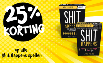 korting intertoys shit happens spellen