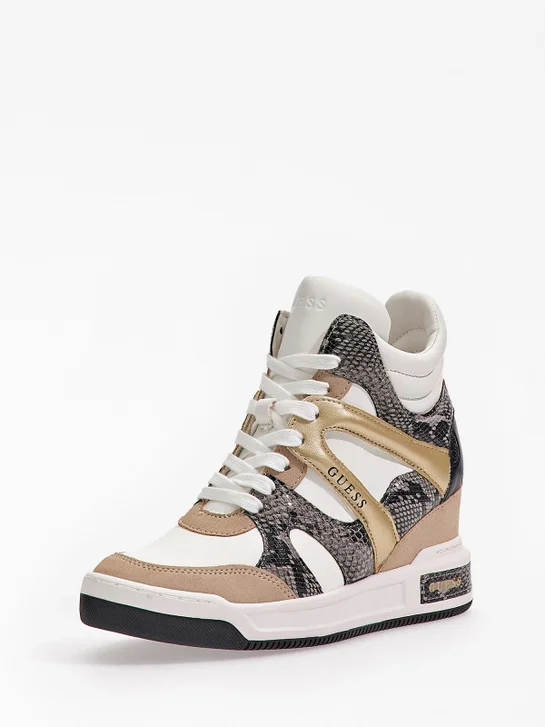 actie fashion sisters Guess Lisa sneakers plateauzool