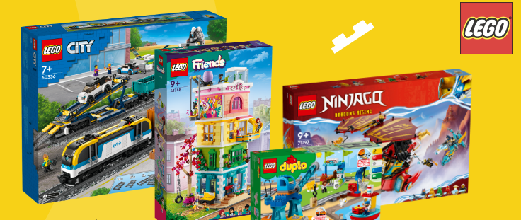 actie intertoys LEGO City/Friends, Ninjago & Duplo