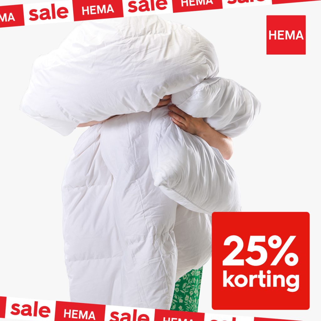 korting hema alle dekbedden