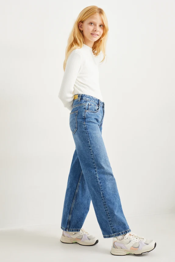 c&a wide leg jeans korting