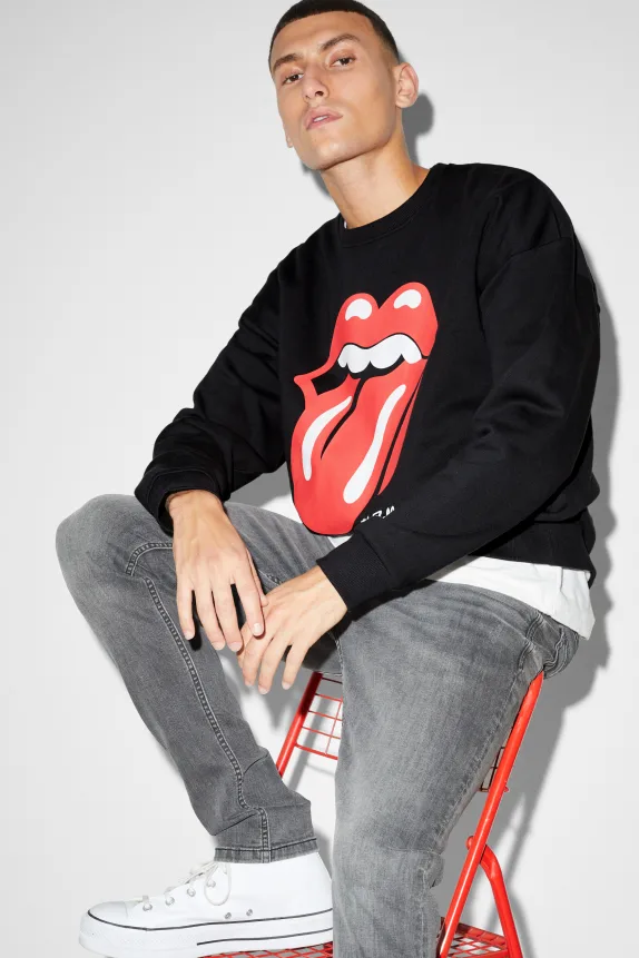 c&a sweatshirt rolling stones korting