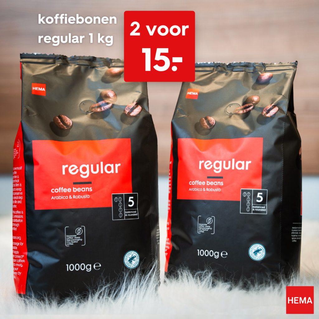 Hema-koffiebonen-aanbieding