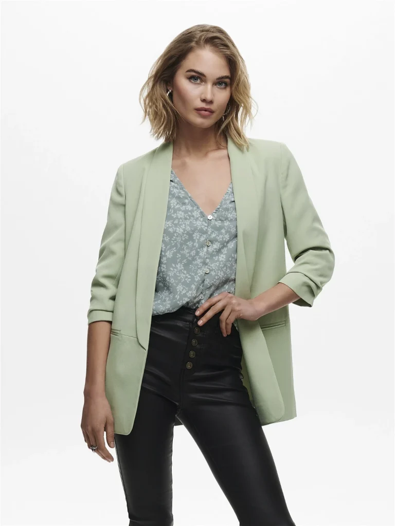 korting only lange blazer