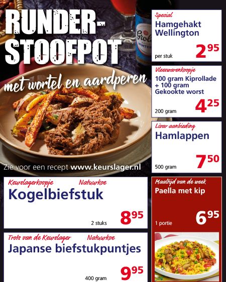 aanbieding keurslagerij drent