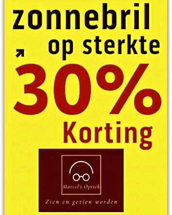 korting marcels optiek zonnebril